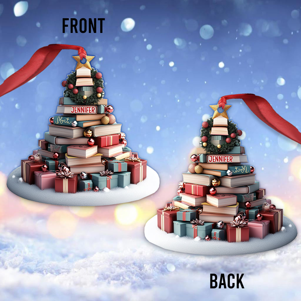 Book Christmas Tree - Personalized Book Ornament