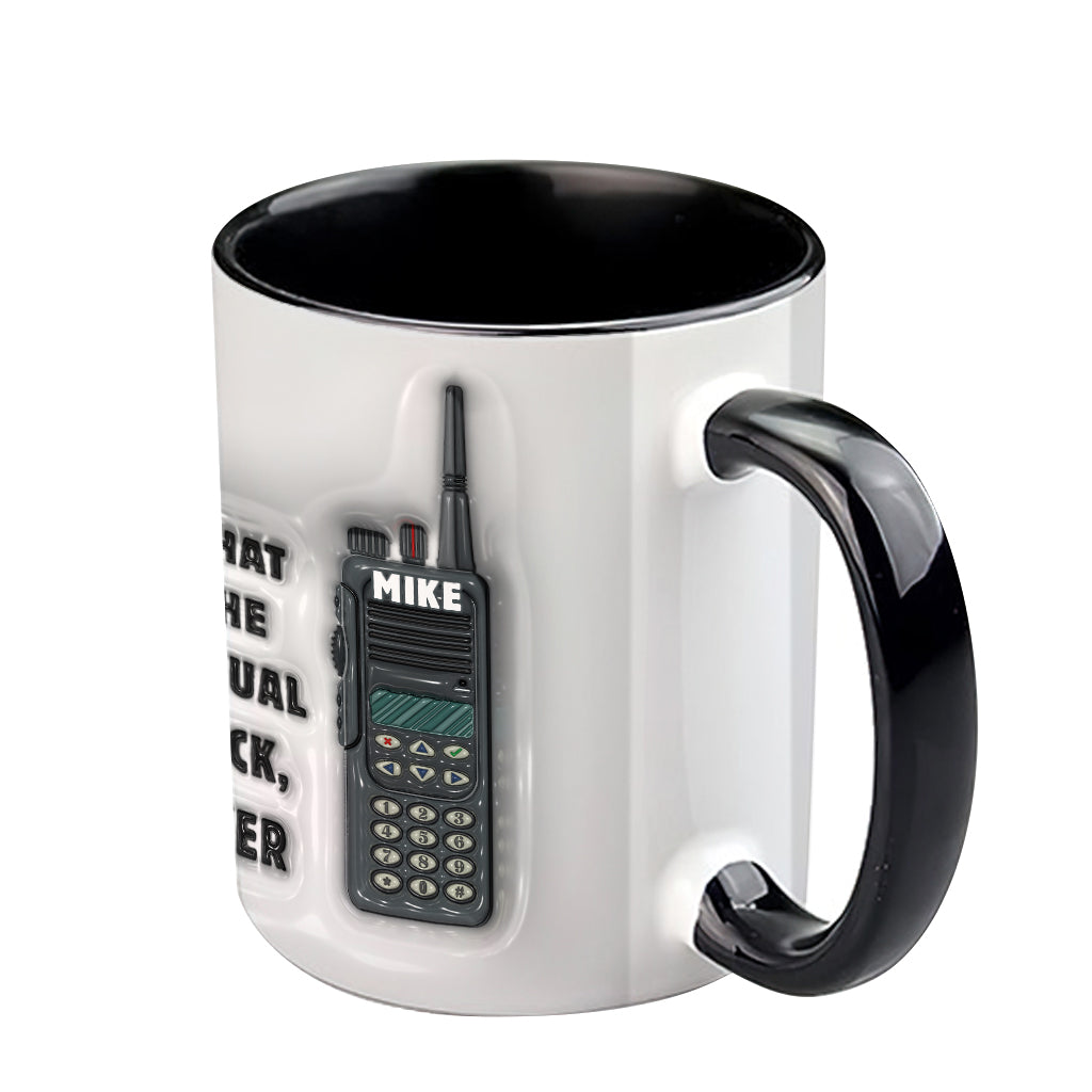What the Actual Fuck, Over - Personalized Colleague Accent Mug