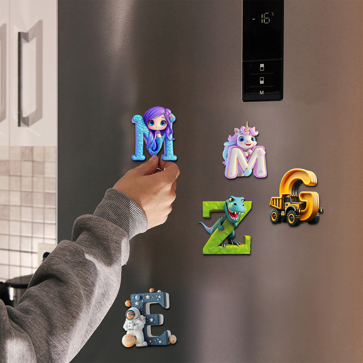 Unique Letters - Personalized Kid Magnet