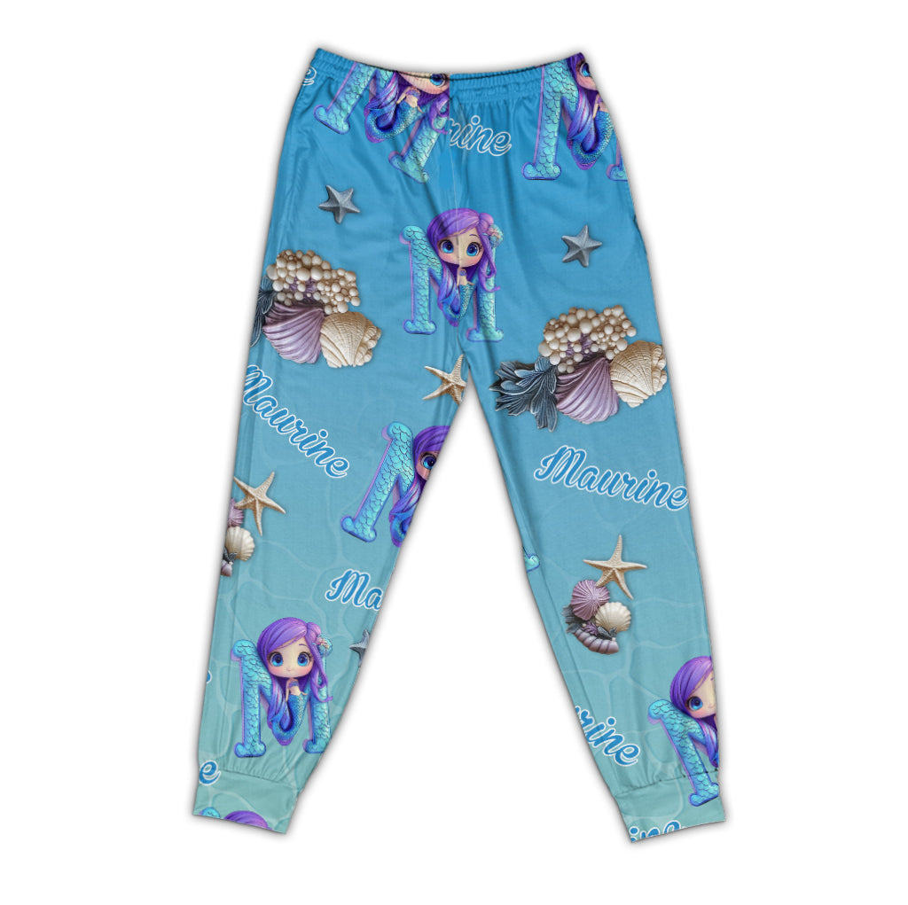Beautiful Letter Gift For Grandkid - Personalized Kid Pajamas Set
