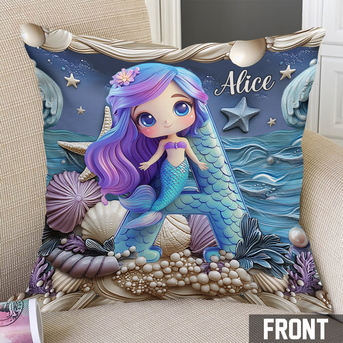 Magical Dream - Personalized Kid Throw Pillow