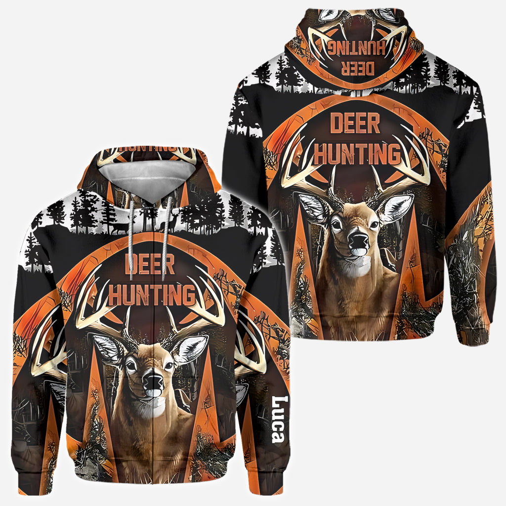 Superbe cerf - T-shirt de chasse personnalisé intégral