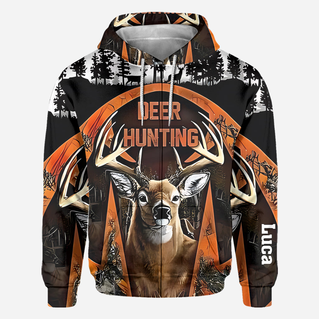 Superbe cerf - T-shirt de chasse personnalisé intégral