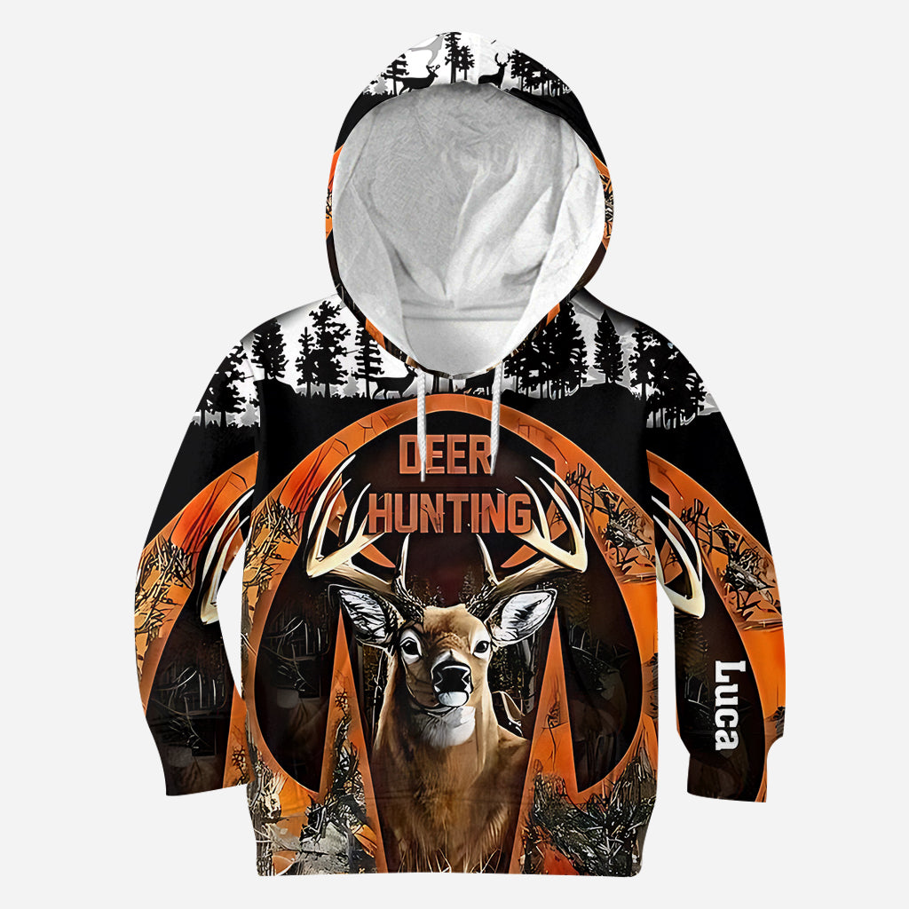Superbe cerf - T-shirt de chasse personnalisé intégral