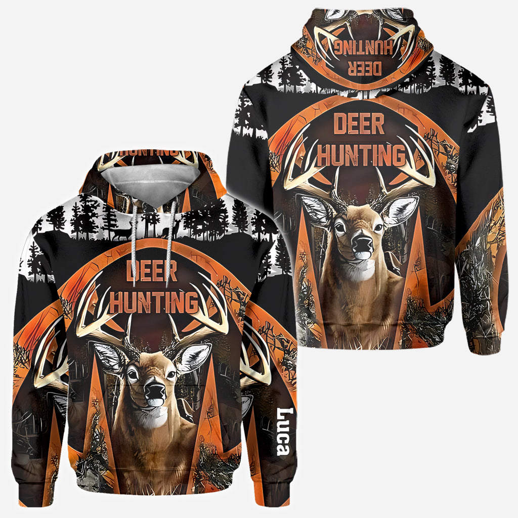 Superbe cerf - T-shirt de chasse personnalisé intégral