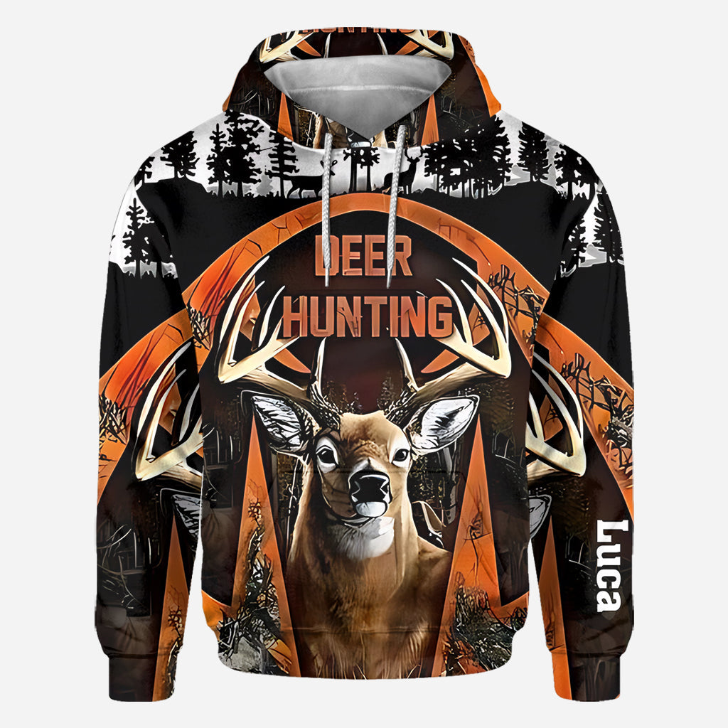 Superbe cerf - T-shirt de chasse personnalisé intégral
