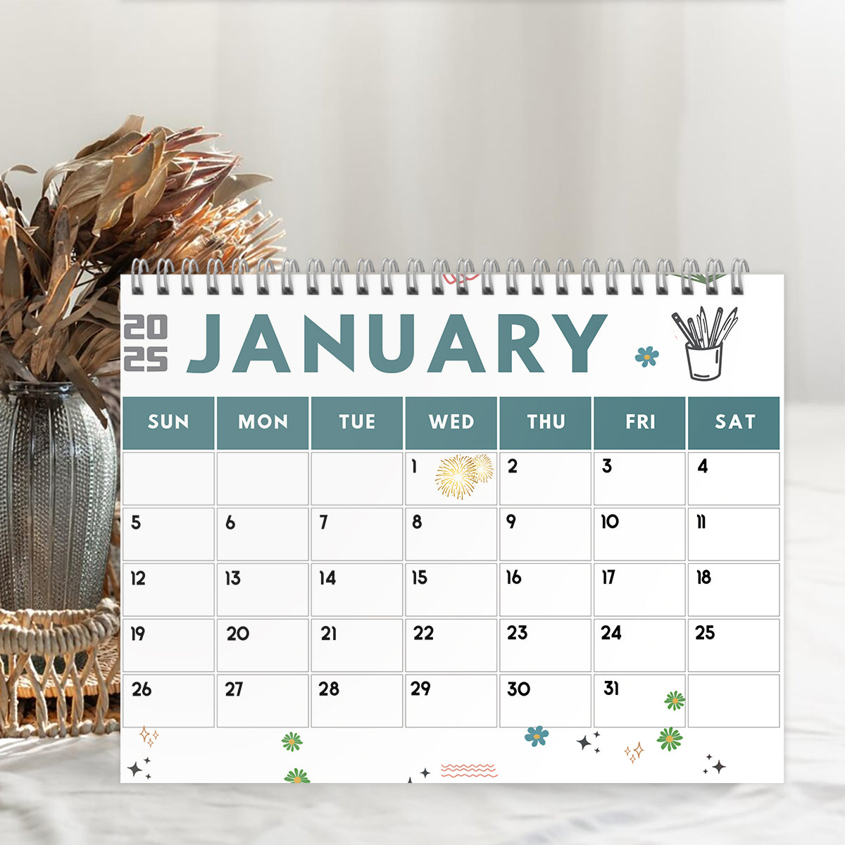 I Sparkle And I Shine Unapologetically - Personalized Colleague Wall Calendar & Desk Calendar