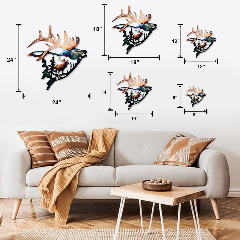 Liebe zur Jagd – Personalisiertes Jagdschild aus Metall