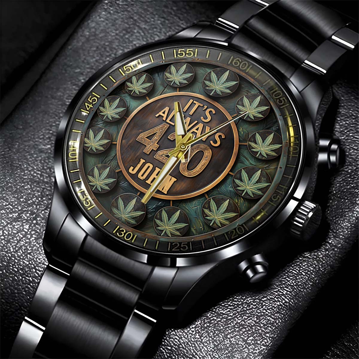 It's Always 420 - Personalized Weed Hand Watch