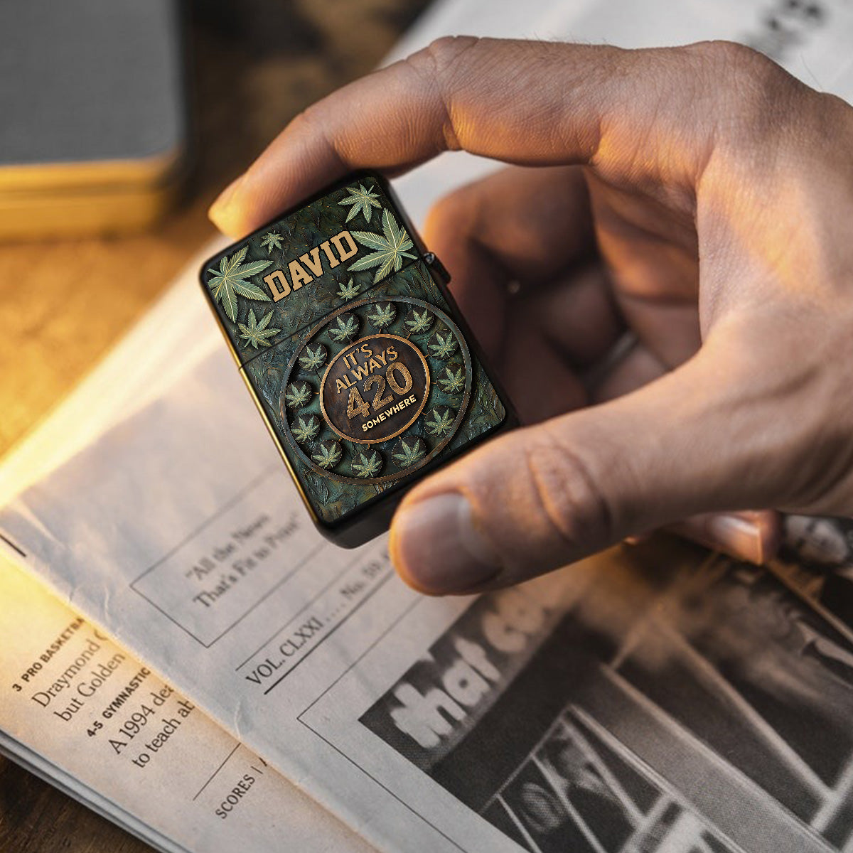 C'est toujours 420 - Briquet à herbe personnalisé