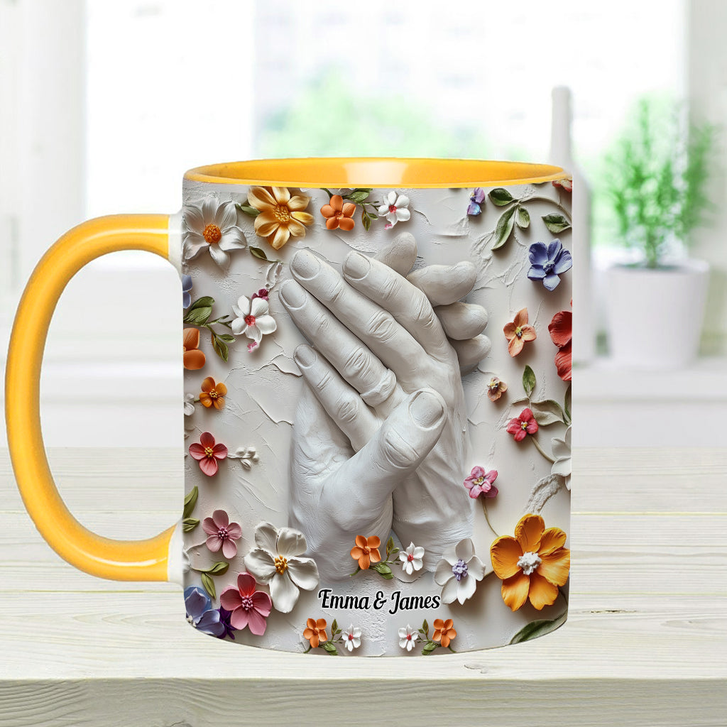 I Met You I Liked You - Personalized Couple Accent Mug