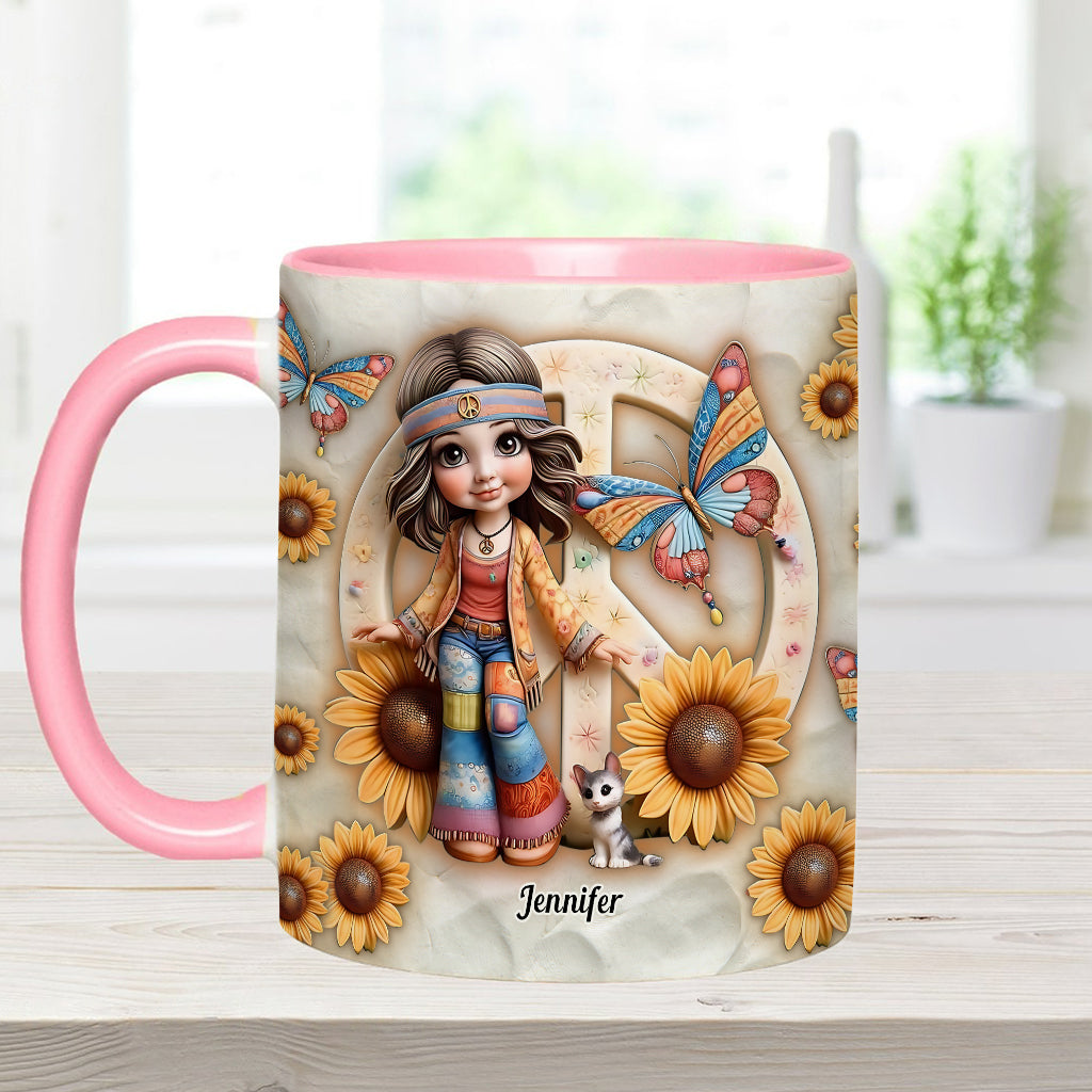Hippie Soul - Personalized Hippie Accent Mug