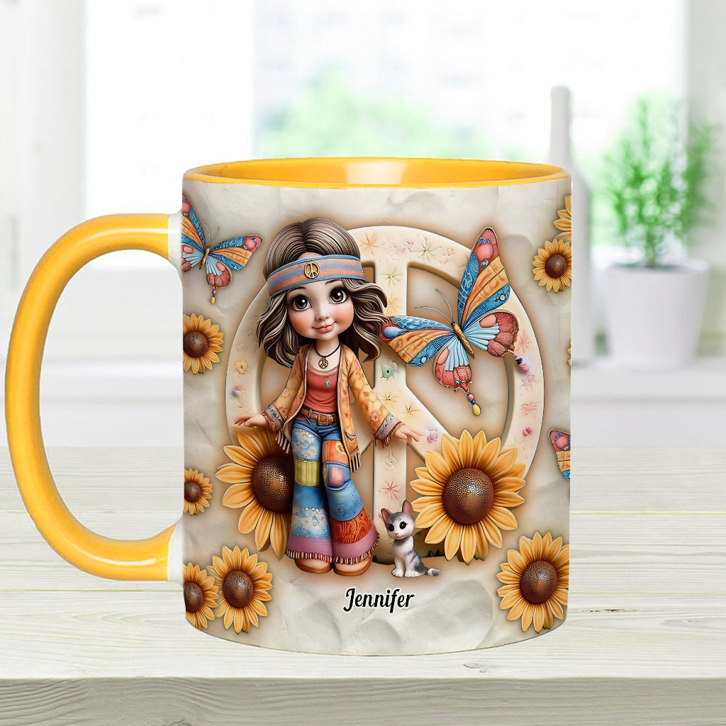 Hippie Soul - Personalized Hippie Accent Mug