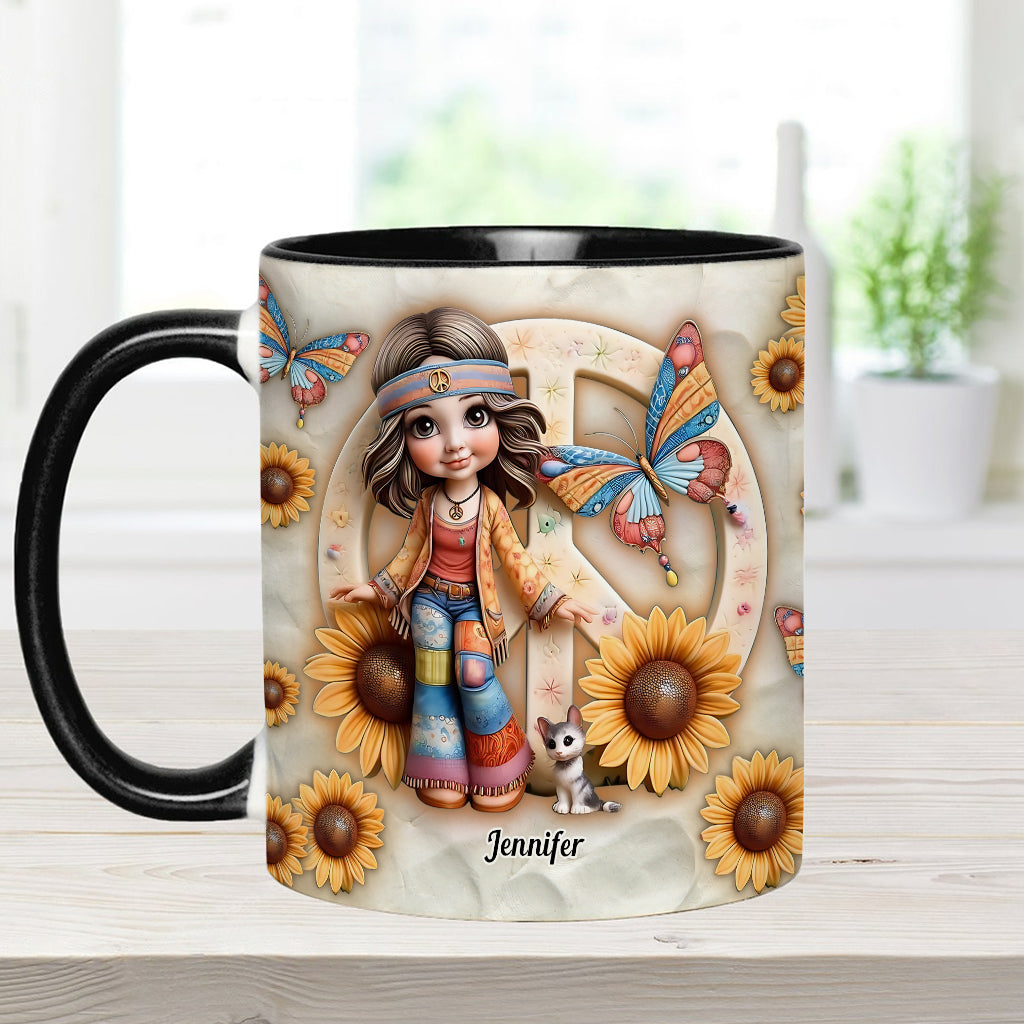 Hippie Soul - Personalized Hippie Accent Mug