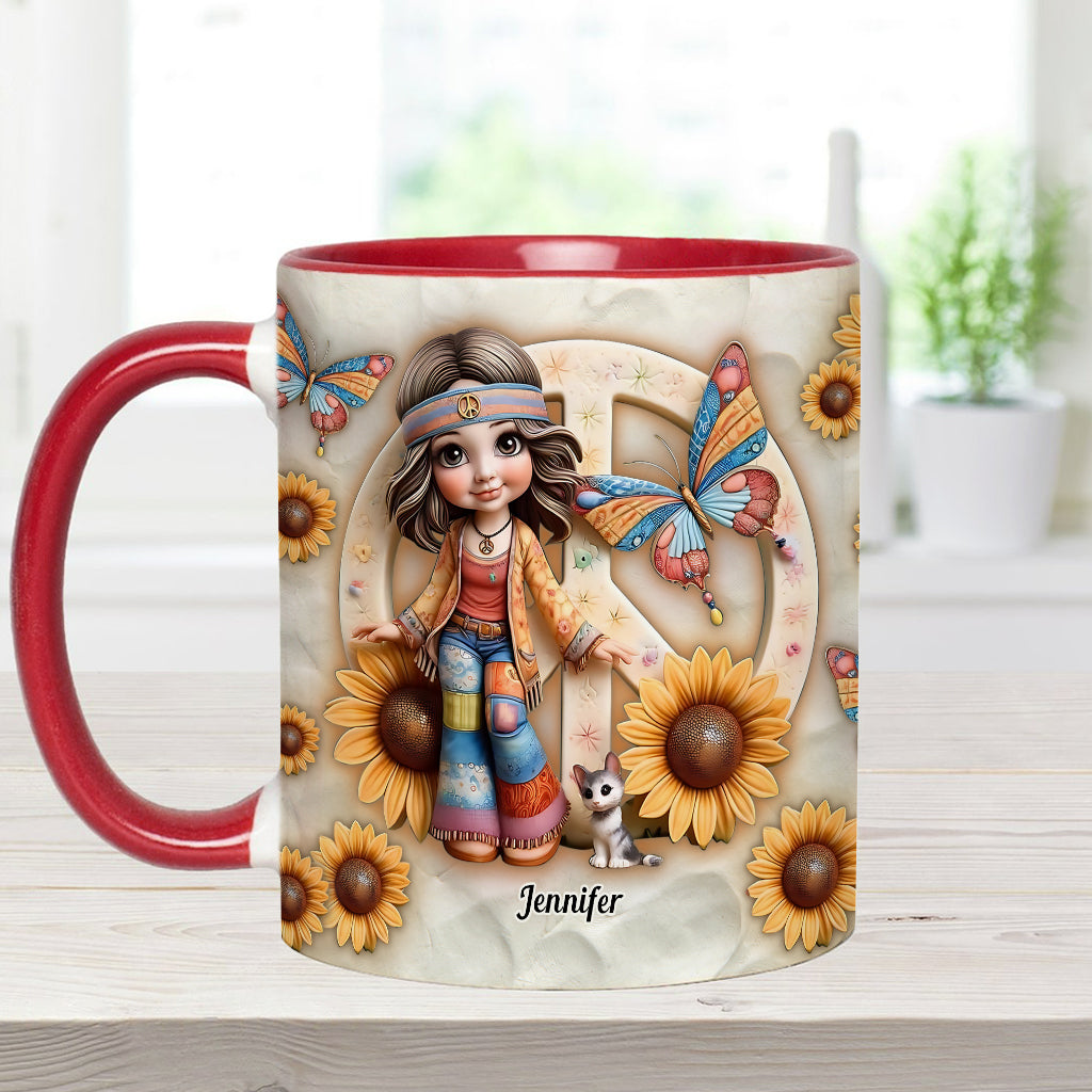 Hippie Soul - Personalized Hippie Accent Mug