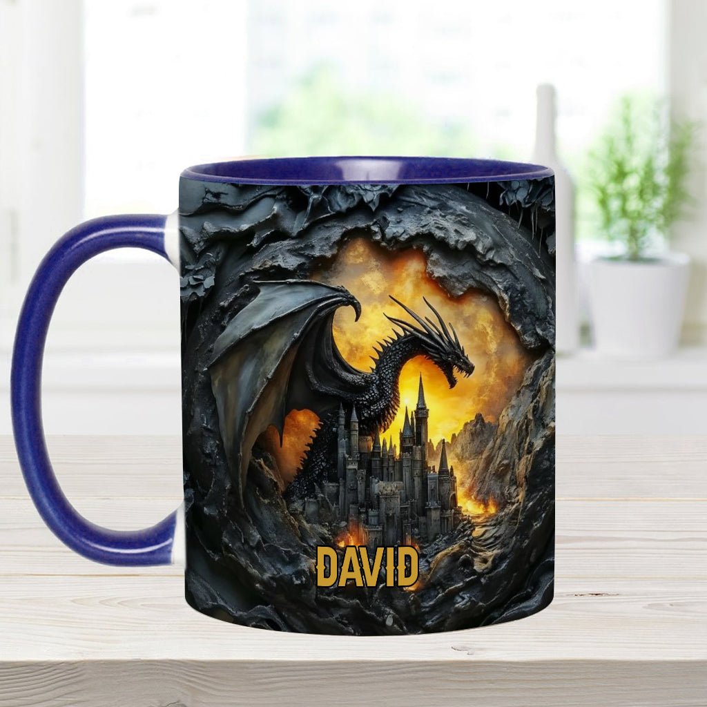 Love Dragons - Personalized Dragon Accent Mug