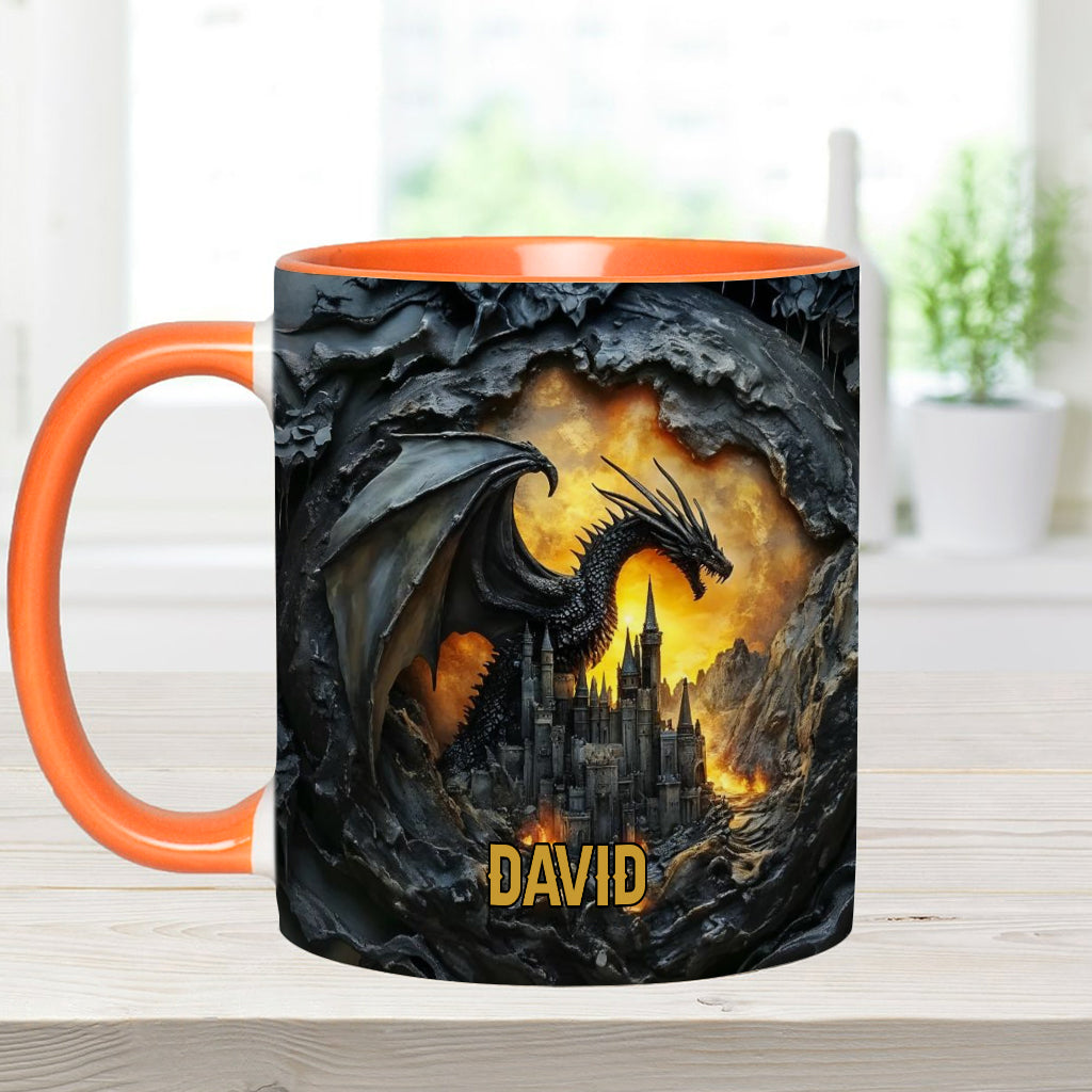 Love Dragons - Personalized Dragon Accent Mug