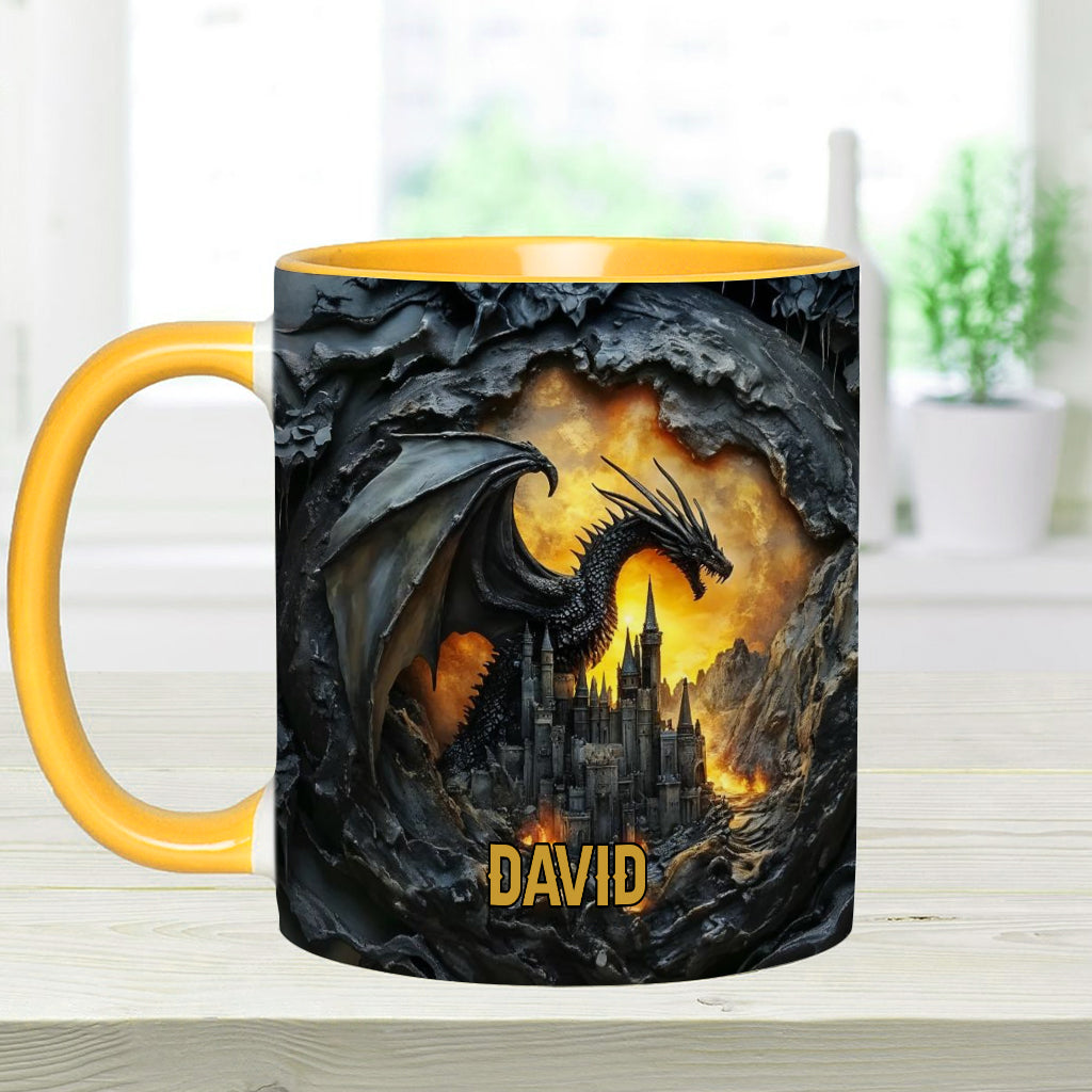 Love Dragons - Personalized Dragon Accent Mug