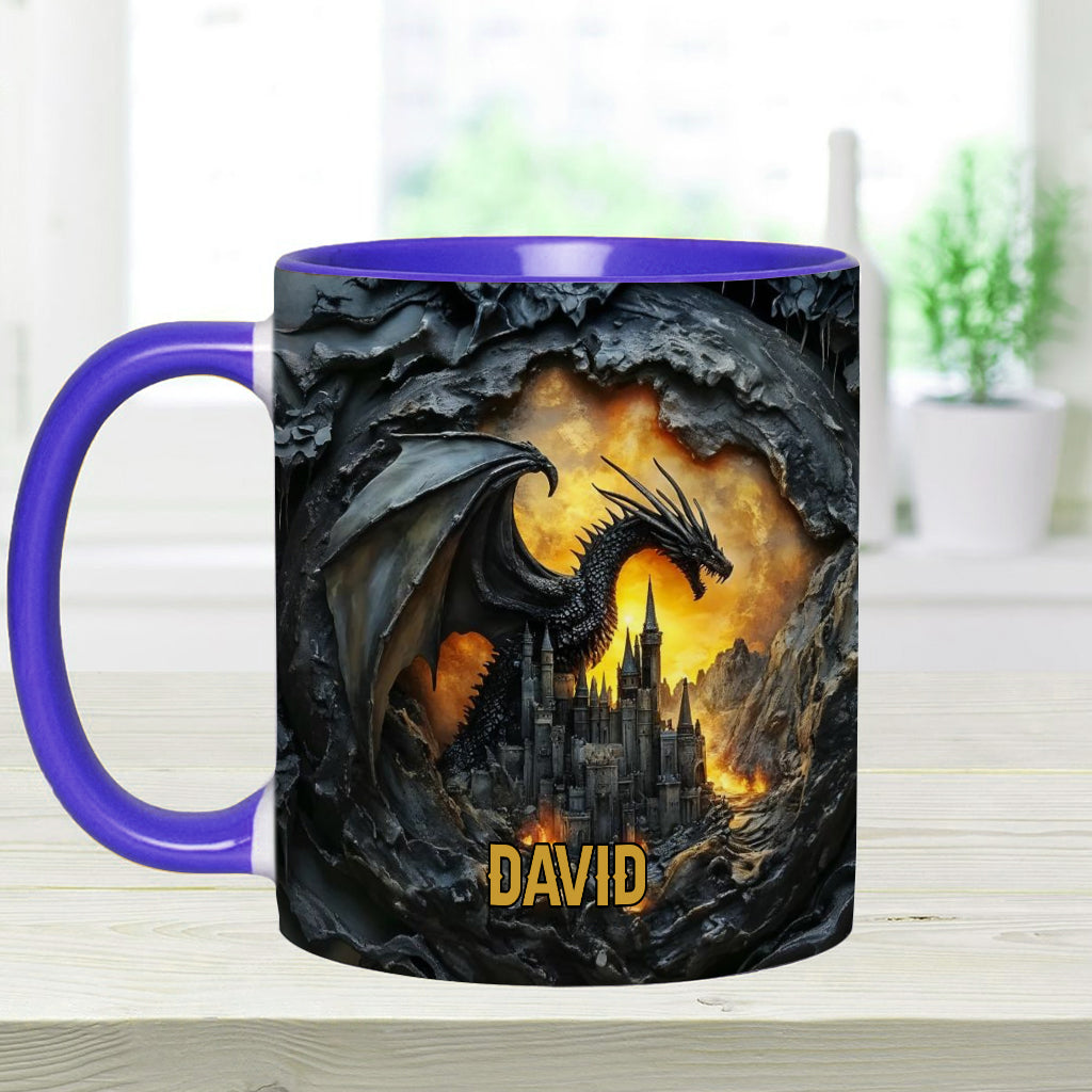 Love Dragons - Personalized Dragon Accent Mug
