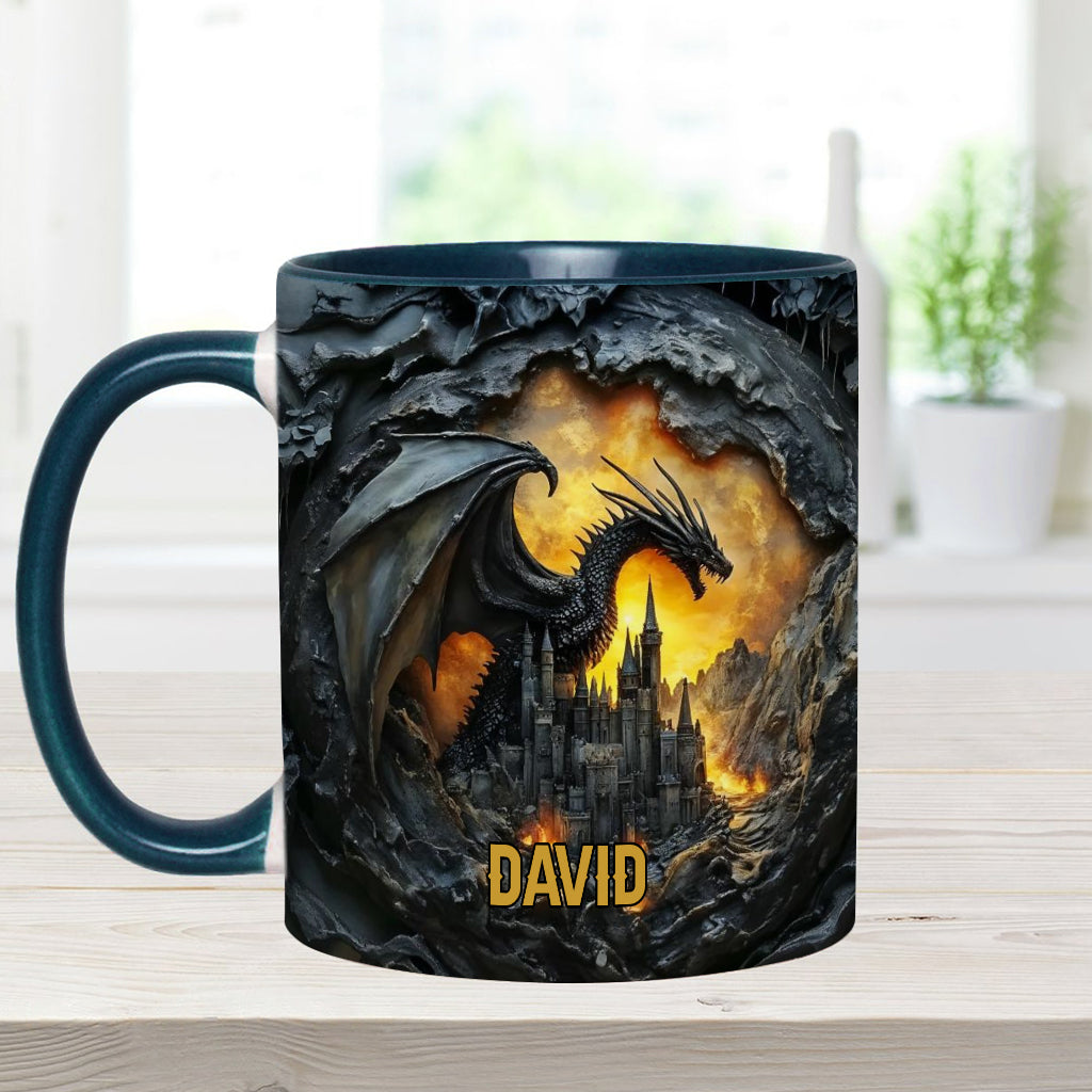 Love Dragons - Personalized Dragon Accent Mug