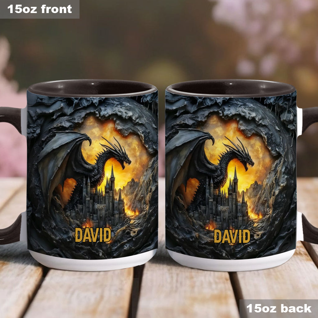 Love Dragons - Personalized Dragon Accent Mug