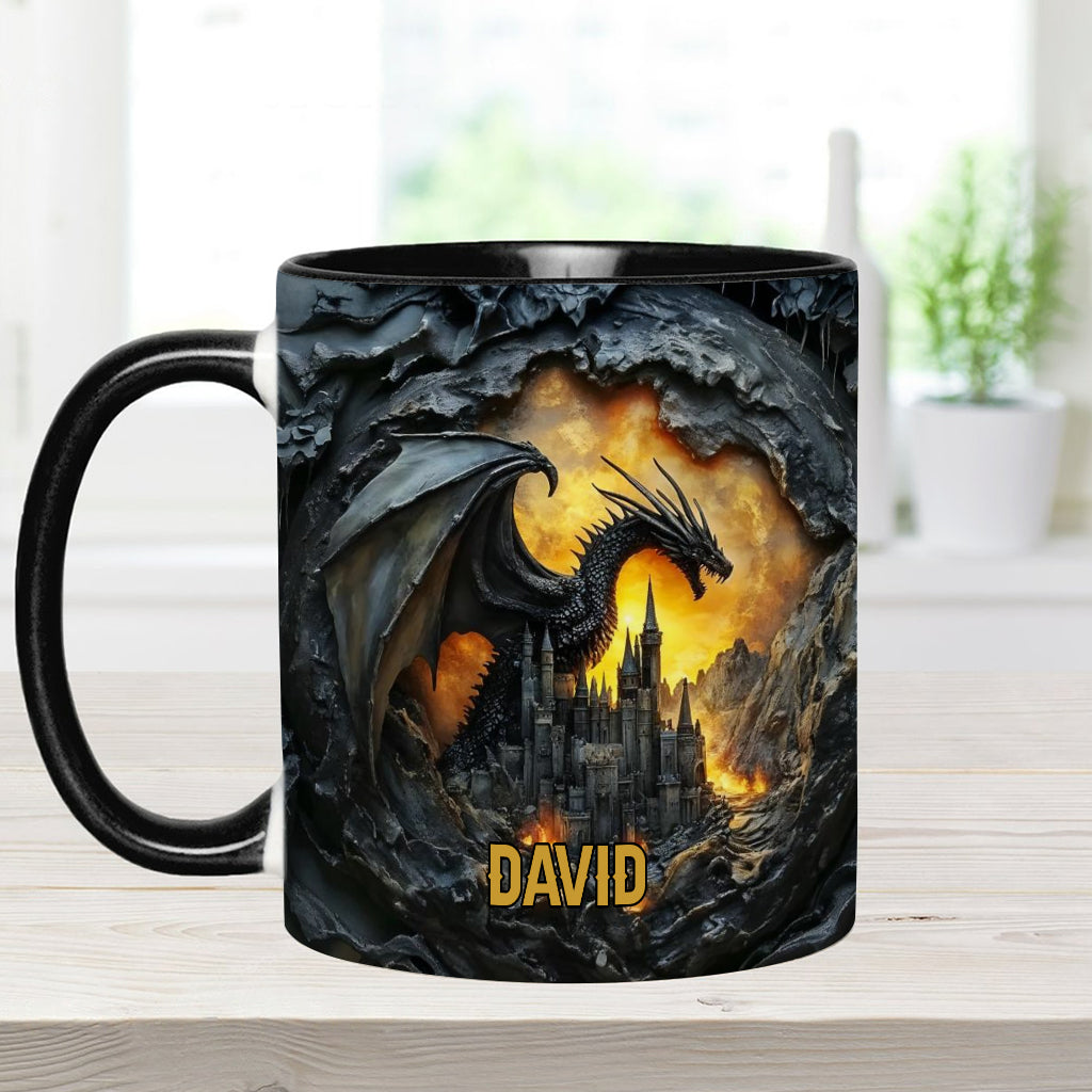Love Dragons - Personalized Dragon Accent Mug