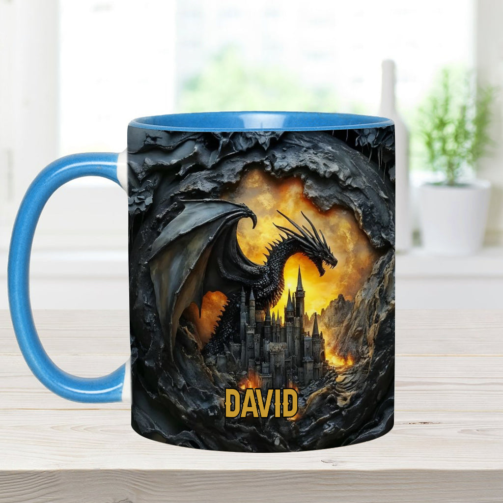 Love Dragons - Personalized Dragon Accent Mug