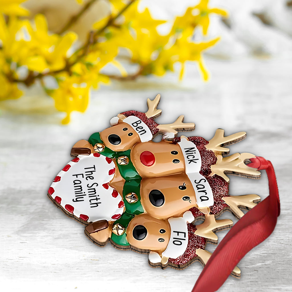 Happy Family - Personalized Family Ornament