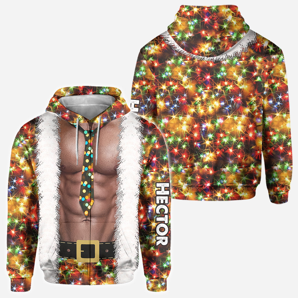 Baby Santa Is Coming - Personalized Couple All Over Shirt