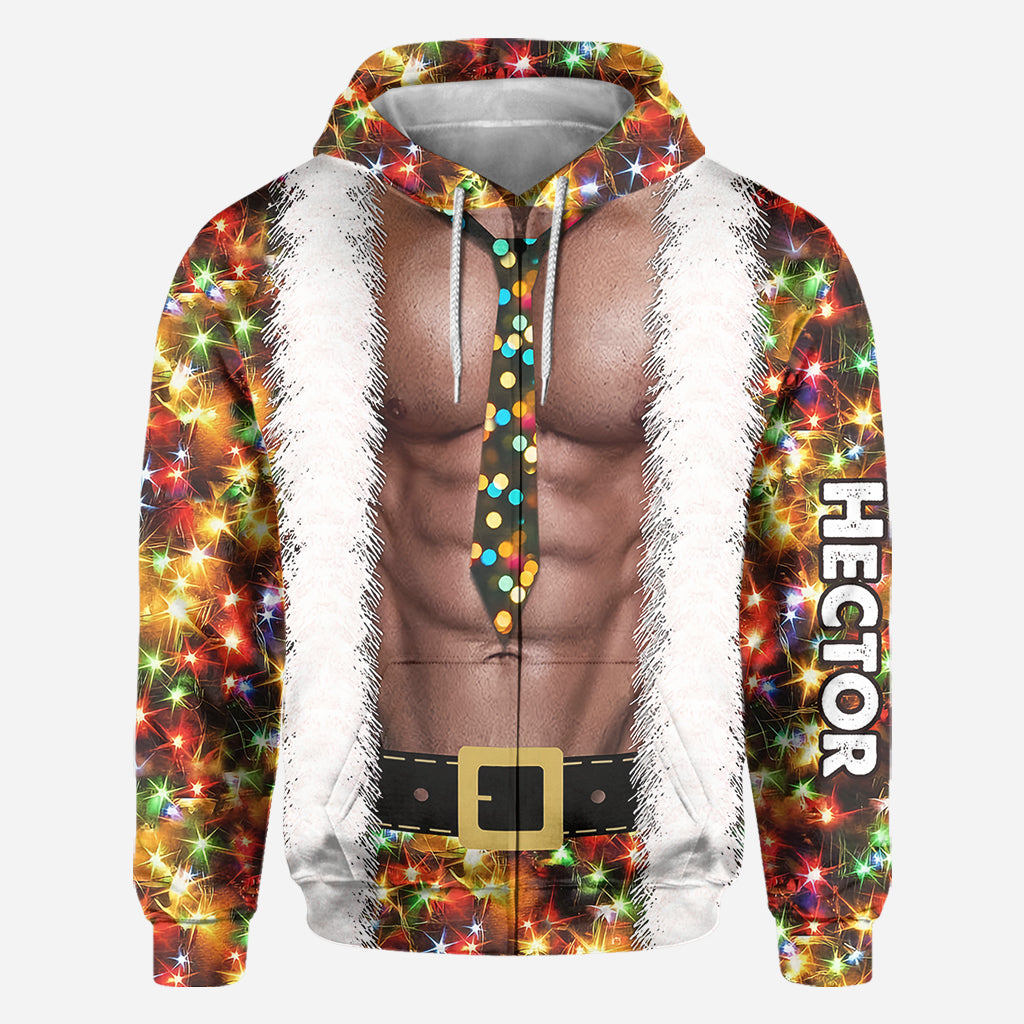 Baby Santa Is Coming - Personalized Couple All Over Shirt