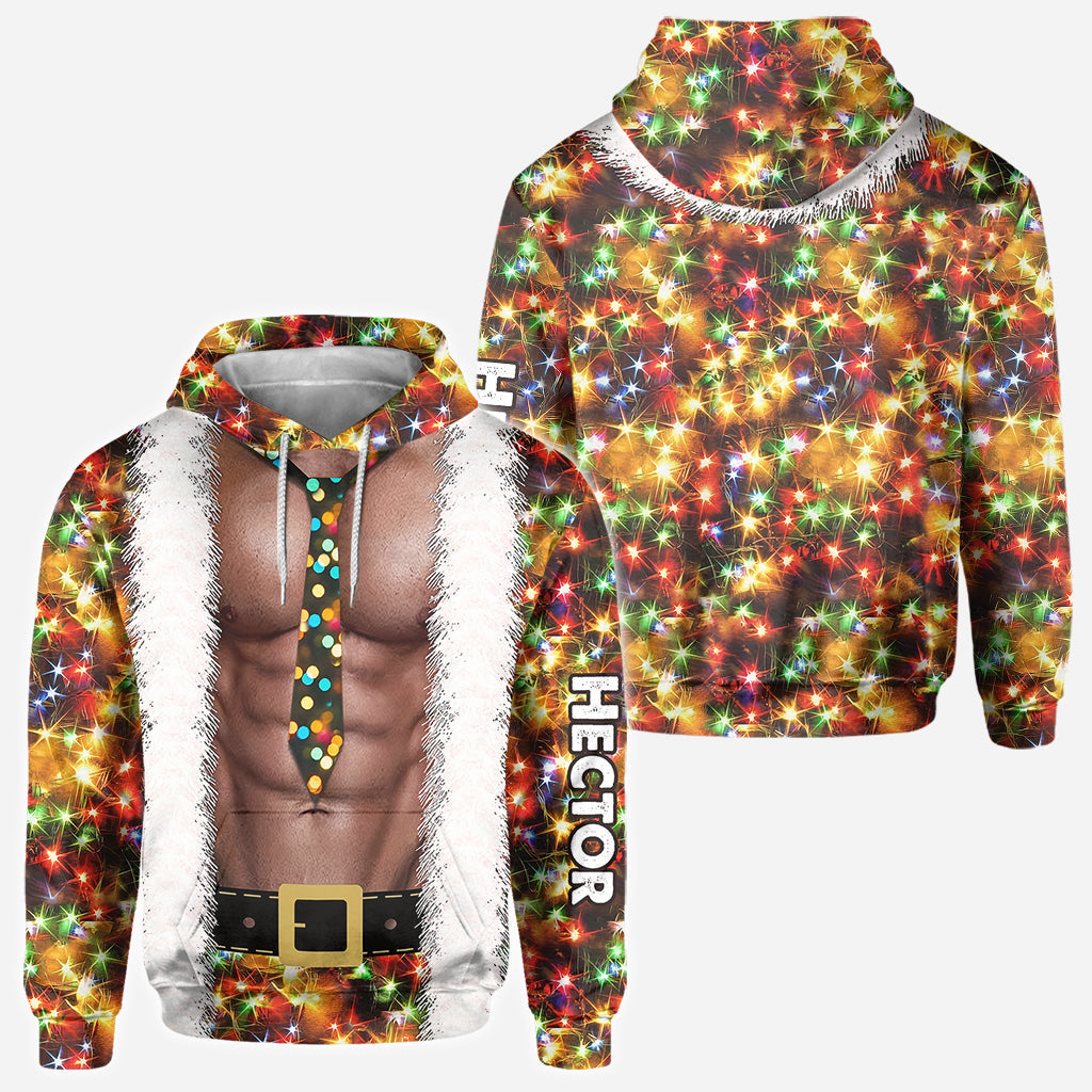 Baby Santa Is Coming - Personalized Couple All Over Shirt