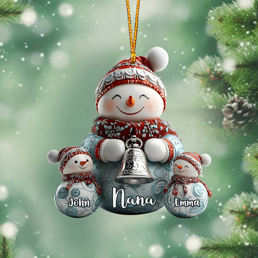 Merry Christmas - Personalized Family Ornament