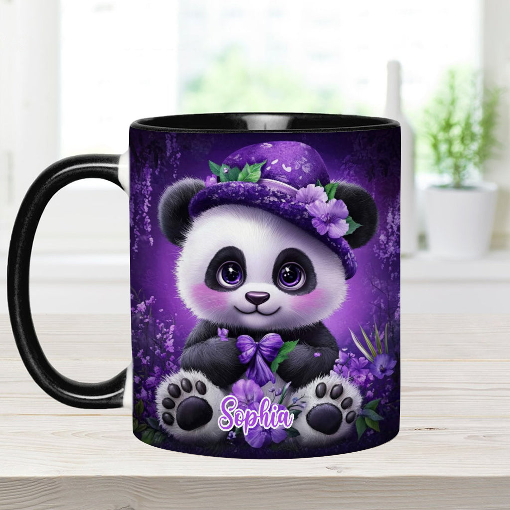 Mug personnalisé Panda mignon - Mug à motif panda pour les amoureux des pandas