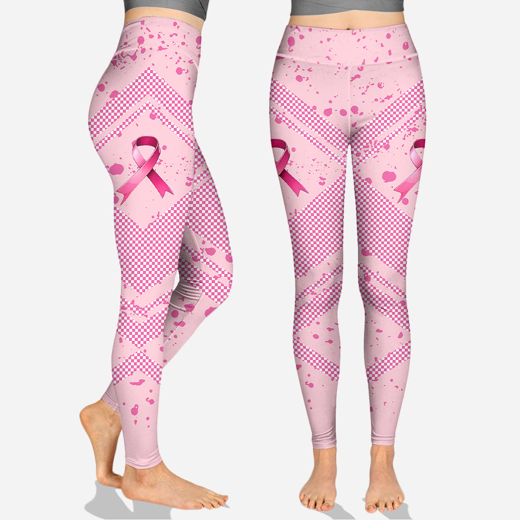 In October We Wear Pink Breast Cancer Awareness Hoodie and Leggings