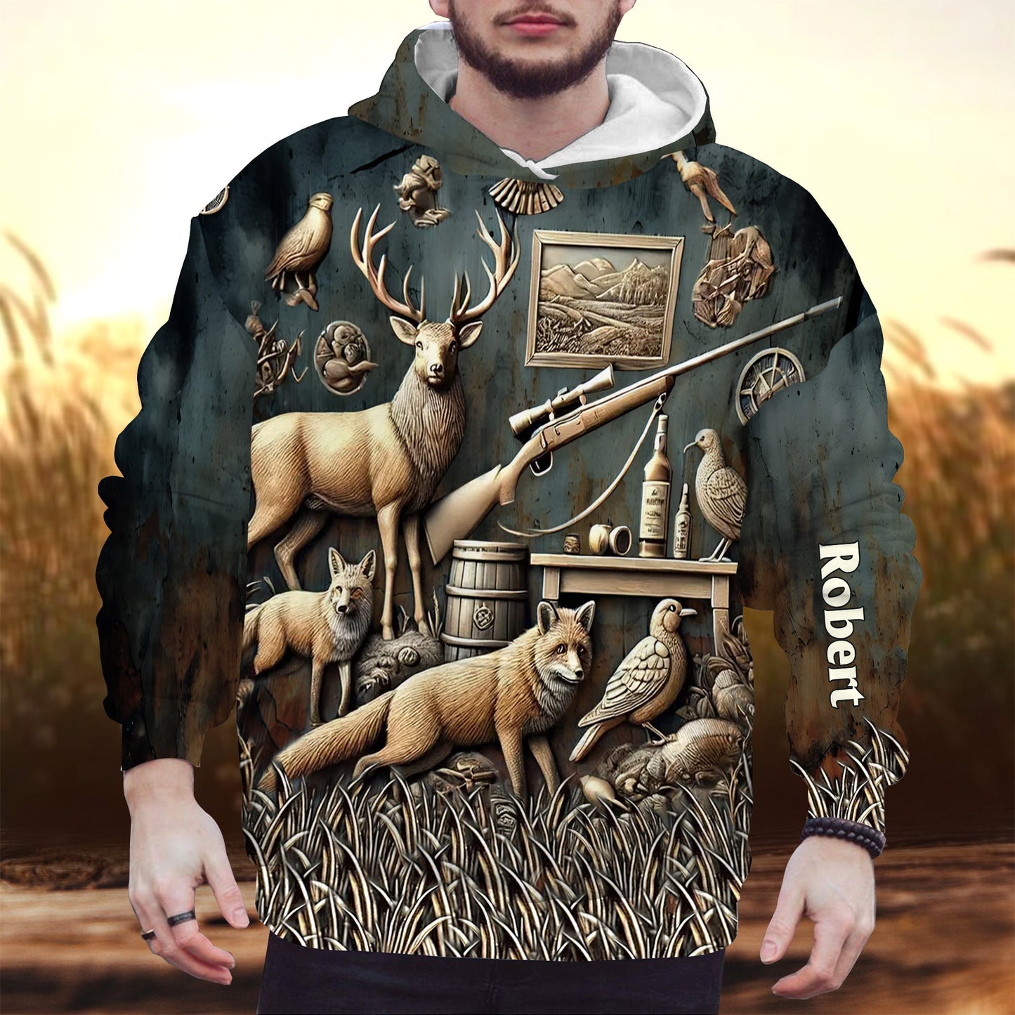 Best Hunter Ever - Personalized Hunting All Over Shirt