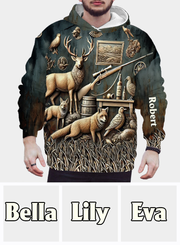 Best Hunter Ever - Personalized Hunting All Over Shirt