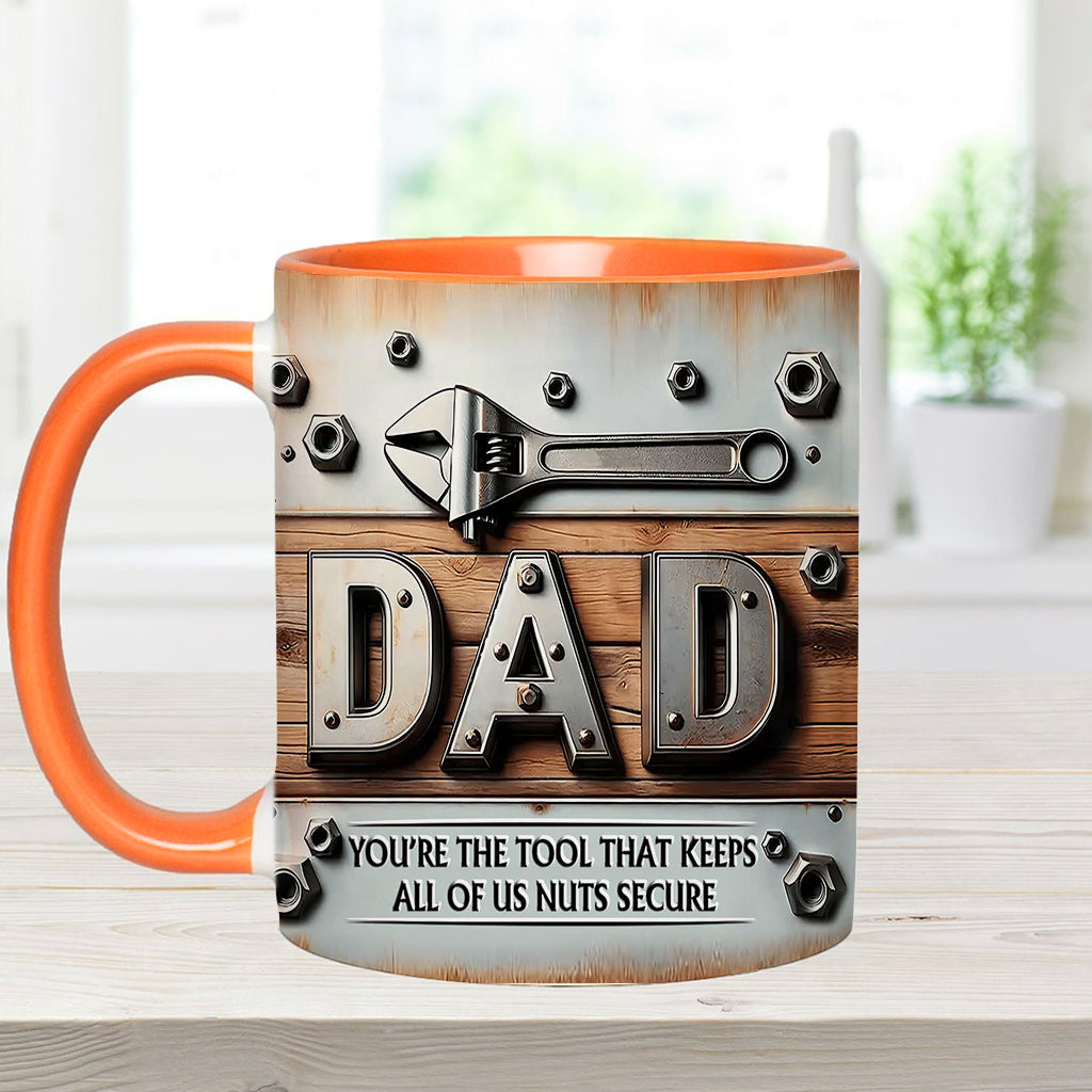 You Are The Tool - Personalized Father Accent Mug