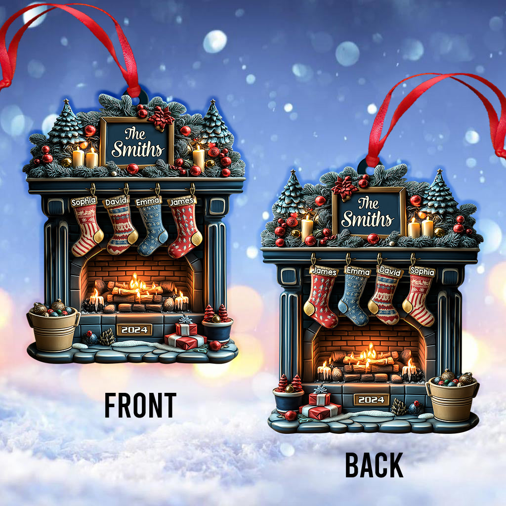 Merry Christmas 2025 - Personalized Family Ornament