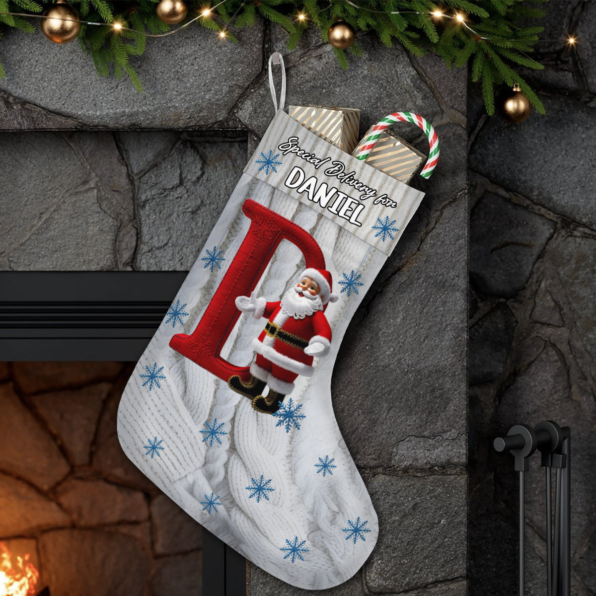 Christmas Special Delivery - Personalized Kid Christmas Stockings