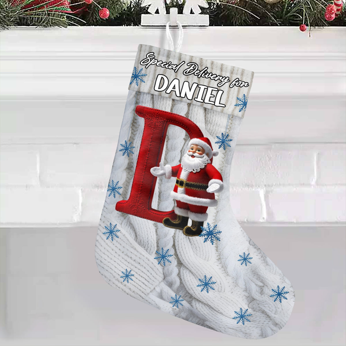 Christmas Special Delivery - Personalized Kid Christmas Stockings