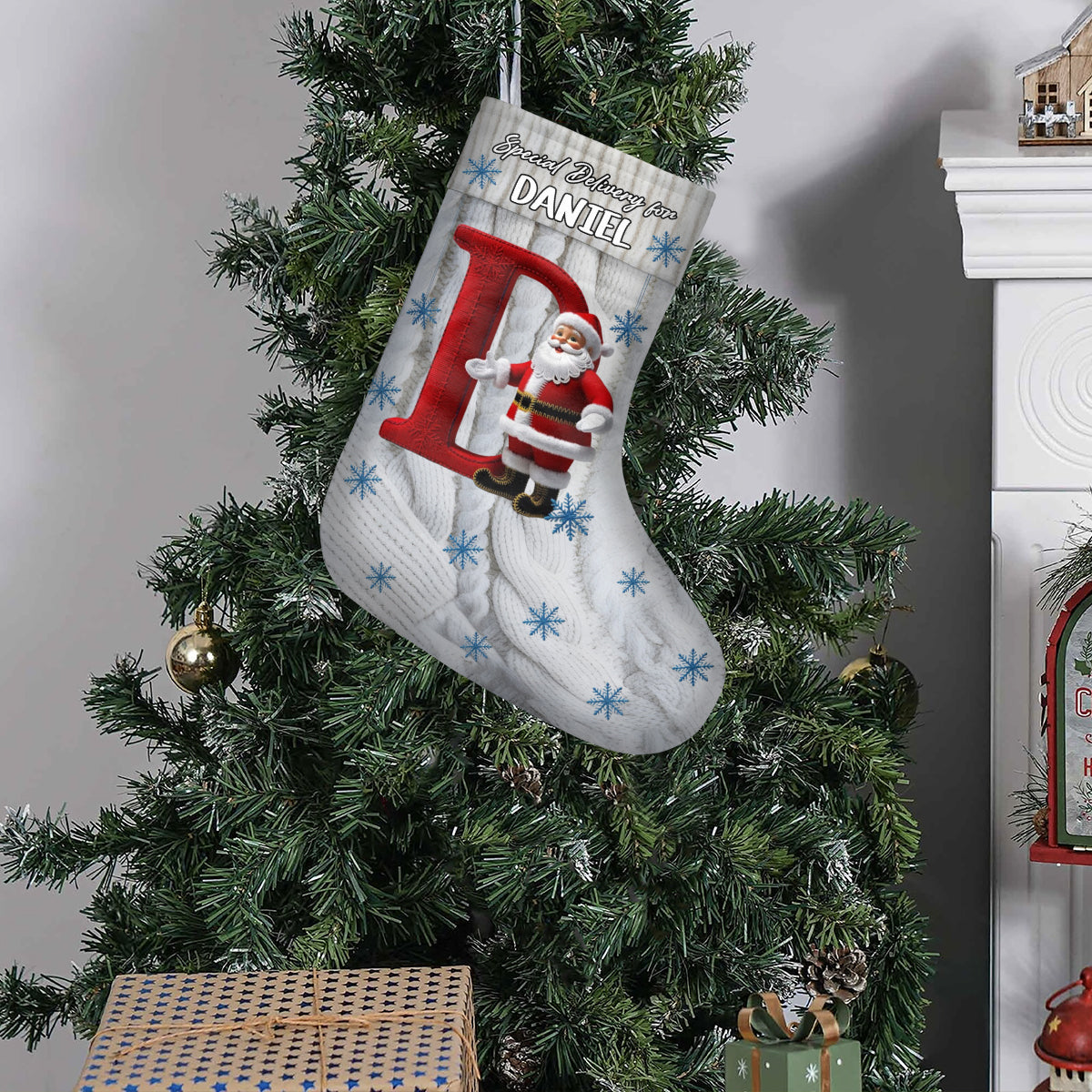 Christmas Special Delivery - Personalized Kid Christmas Stockings