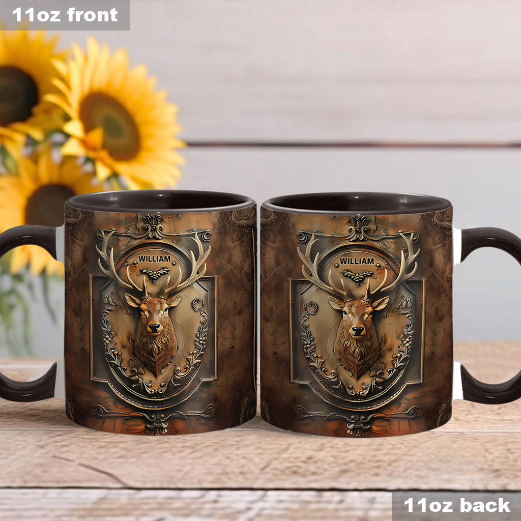 Deer Hunter - Personalized Hunting Accent Mug