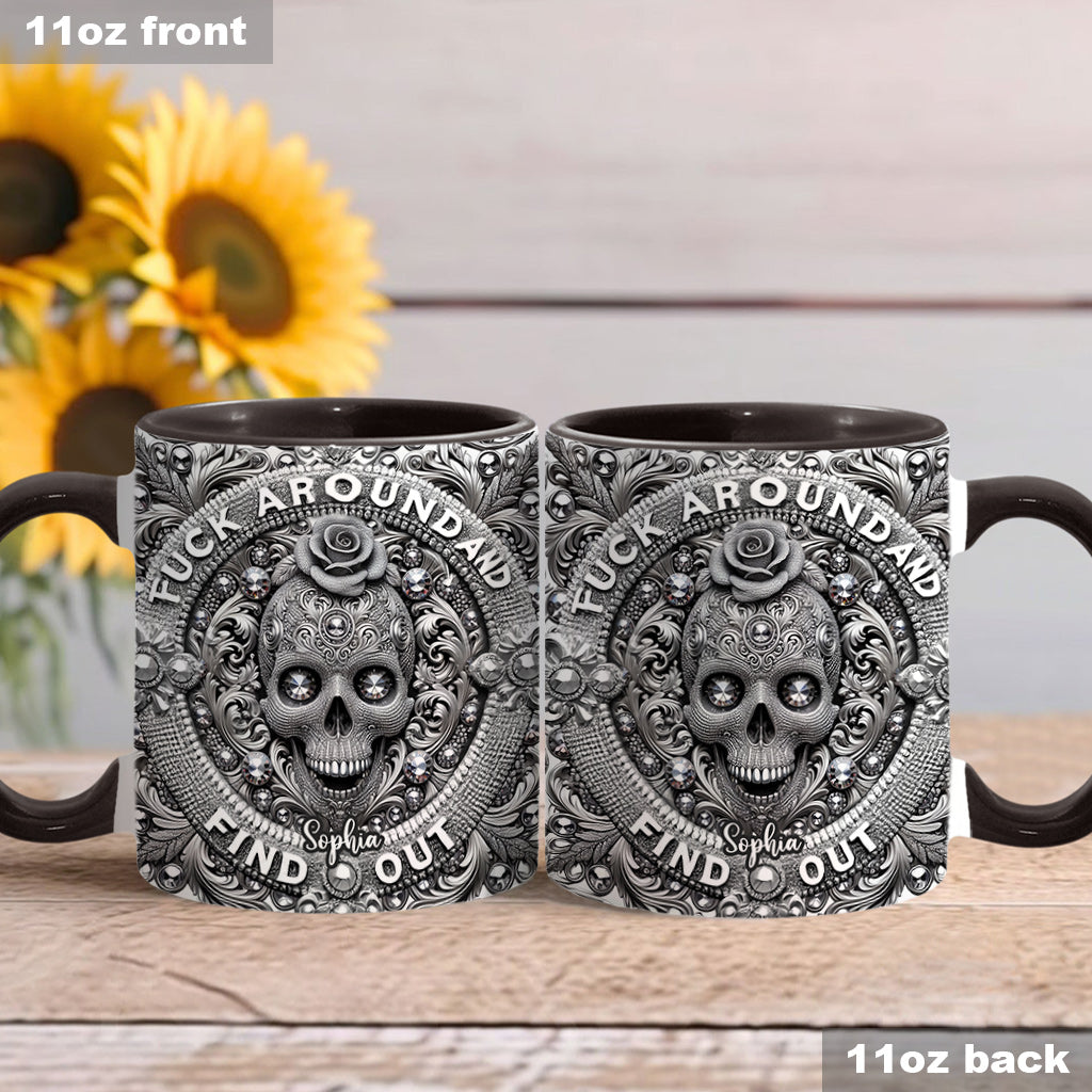 Stunning Skull - Personalized Skull Accent Mug