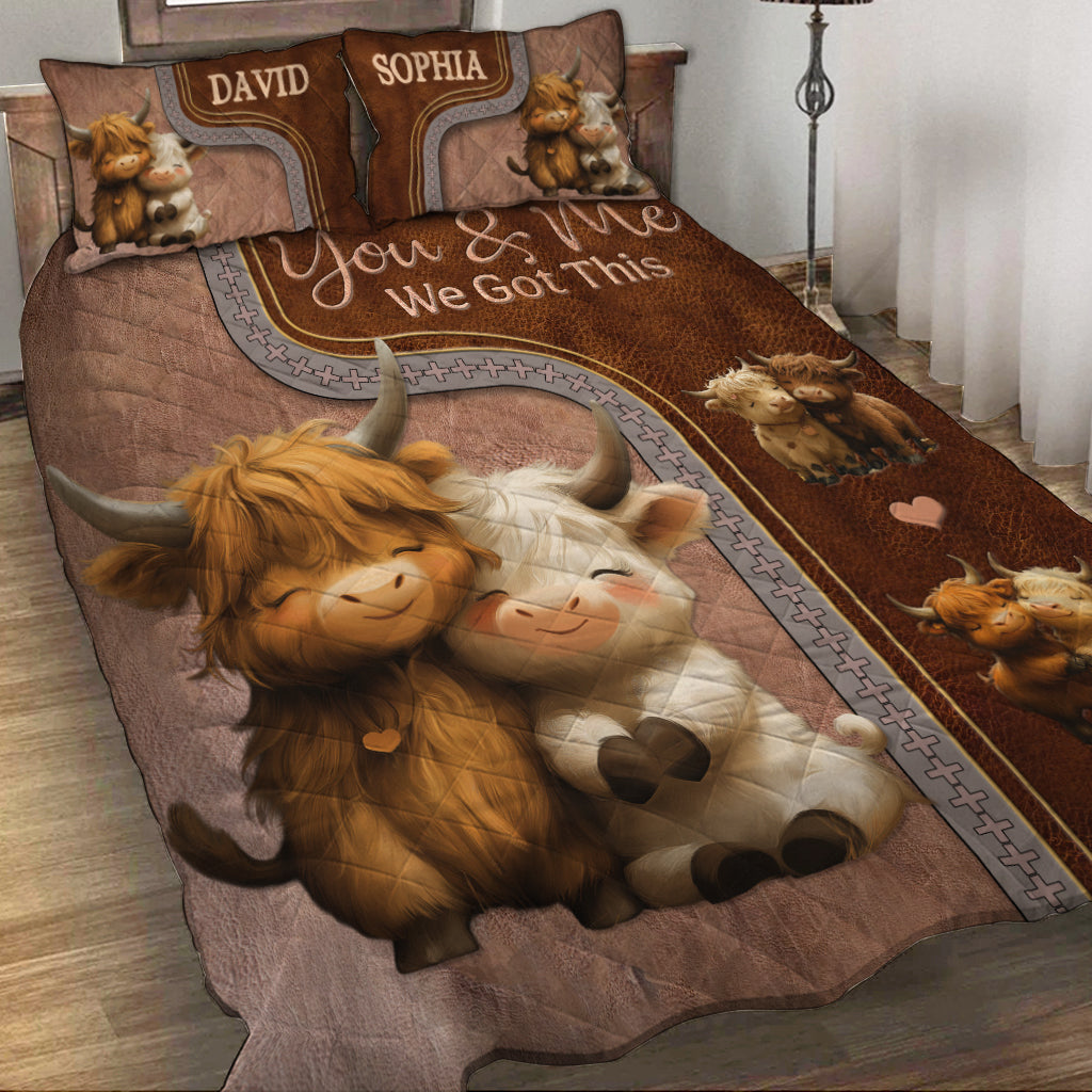 You And Me We Got This - Personalized Quilt Set