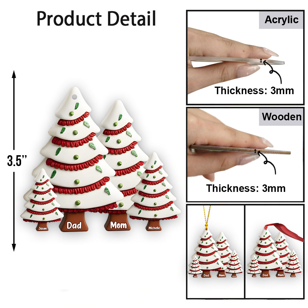Famille de Noël - Ornement familial personnalisé