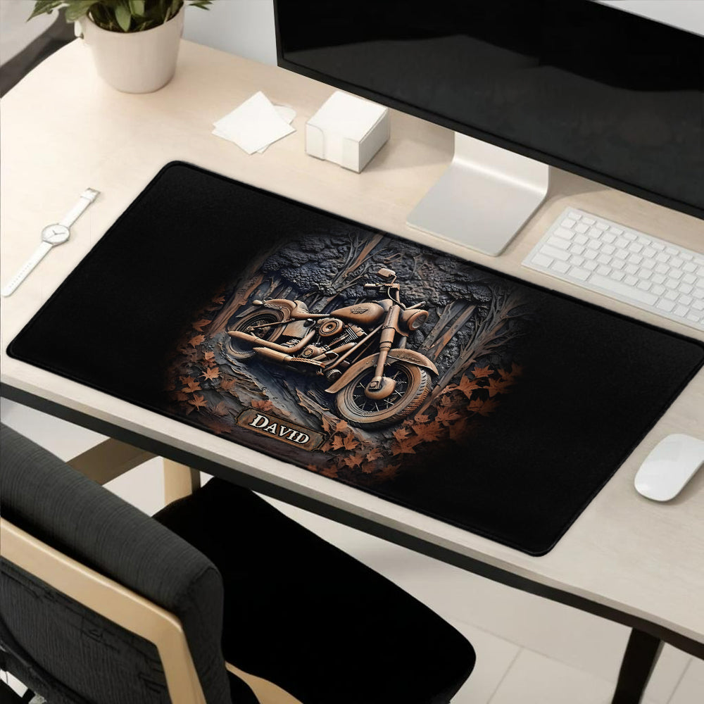 Il est temps de rouler ! - Tapis de souris personnalisé pour motards