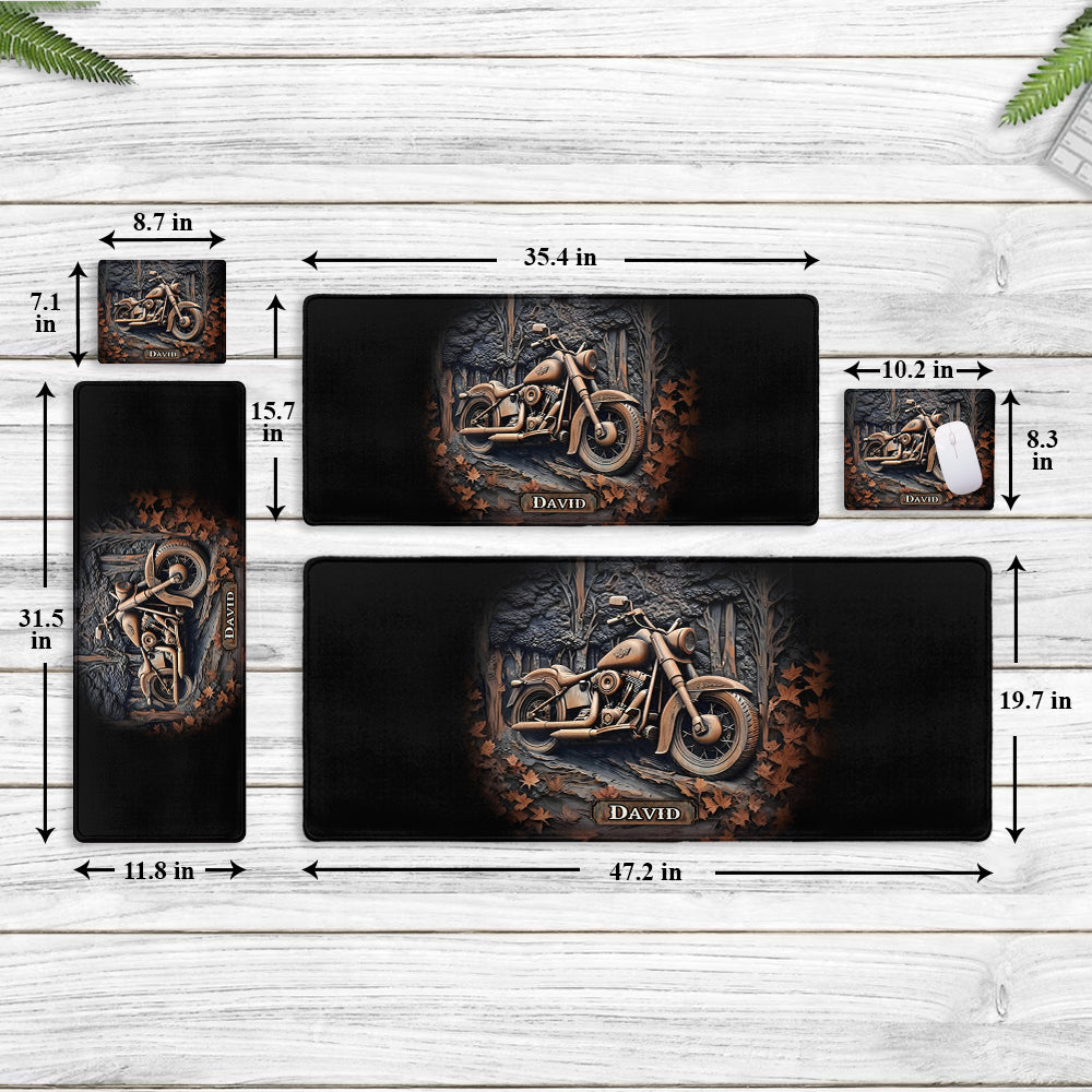 Il est temps de rouler ! - Tapis de souris personnalisé pour motards