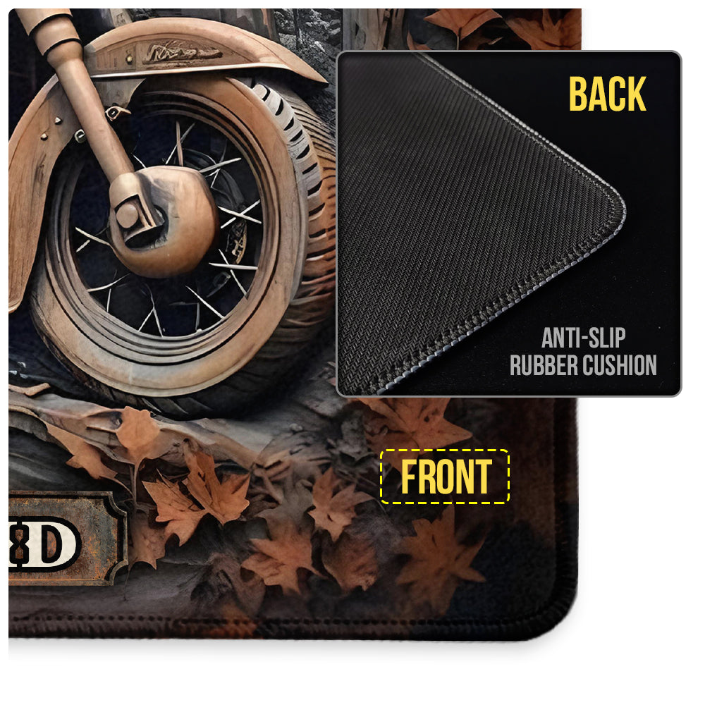 Il est temps de rouler ! - Tapis de souris personnalisé pour motards