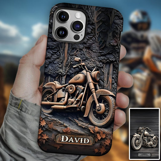 Il est temps de rouler - Coque de téléphone personnalisée pour motard avec impression intégrale