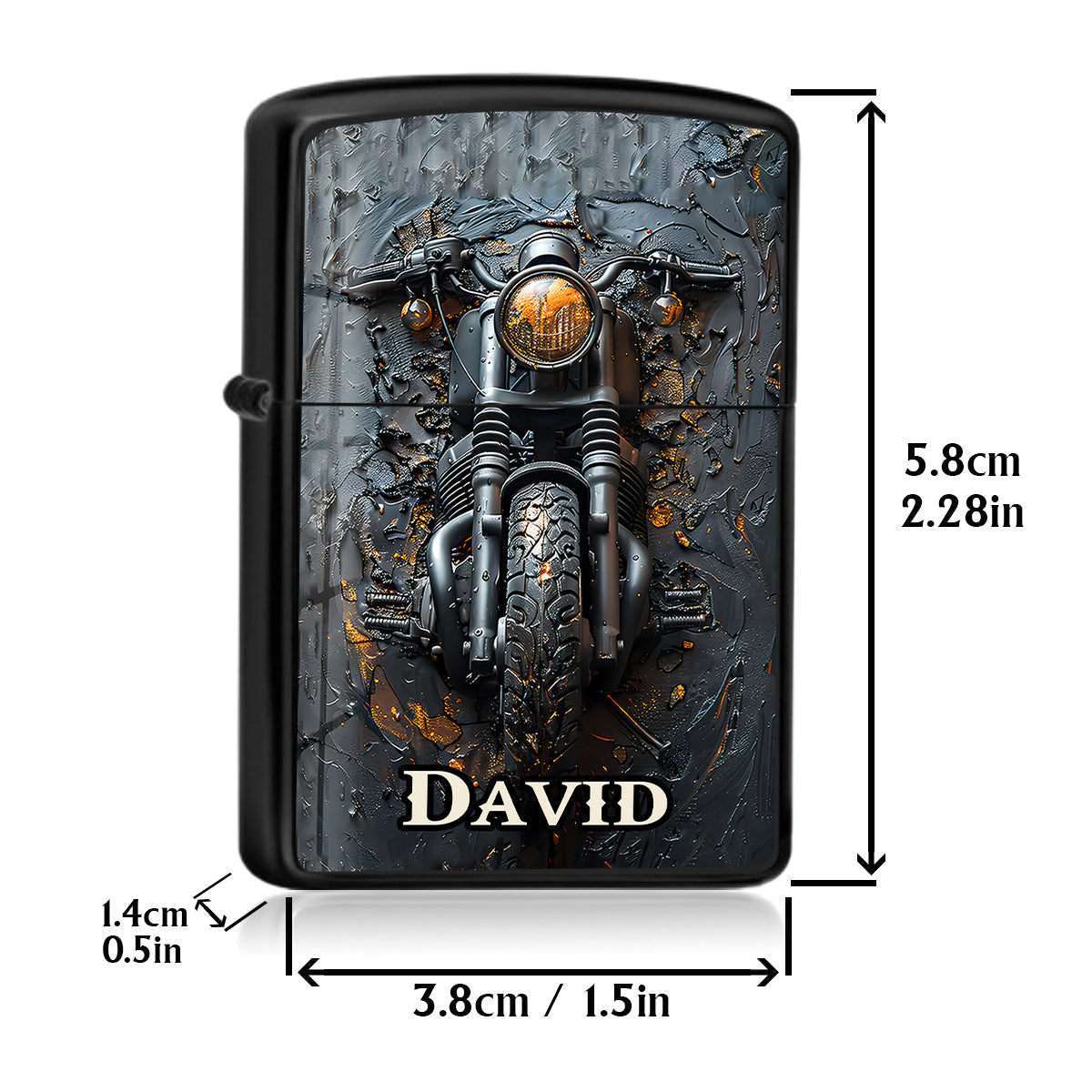 Time To Ride - Personalized Biker Lighter